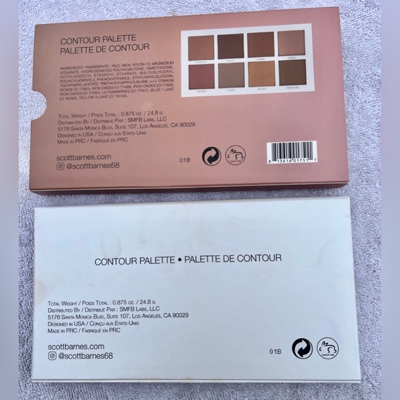 Used Scott Barnes Sculpting and Contour Palette - Picture 2 of 3